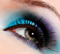 eye with makeup