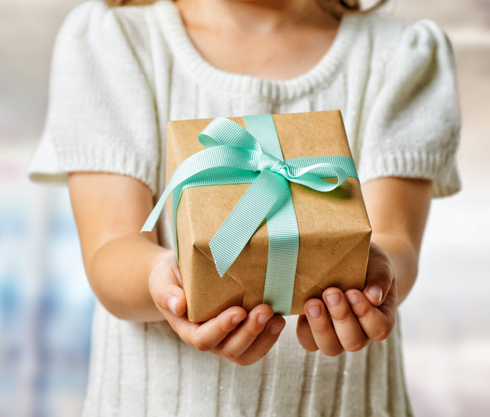 woman-holding-gift