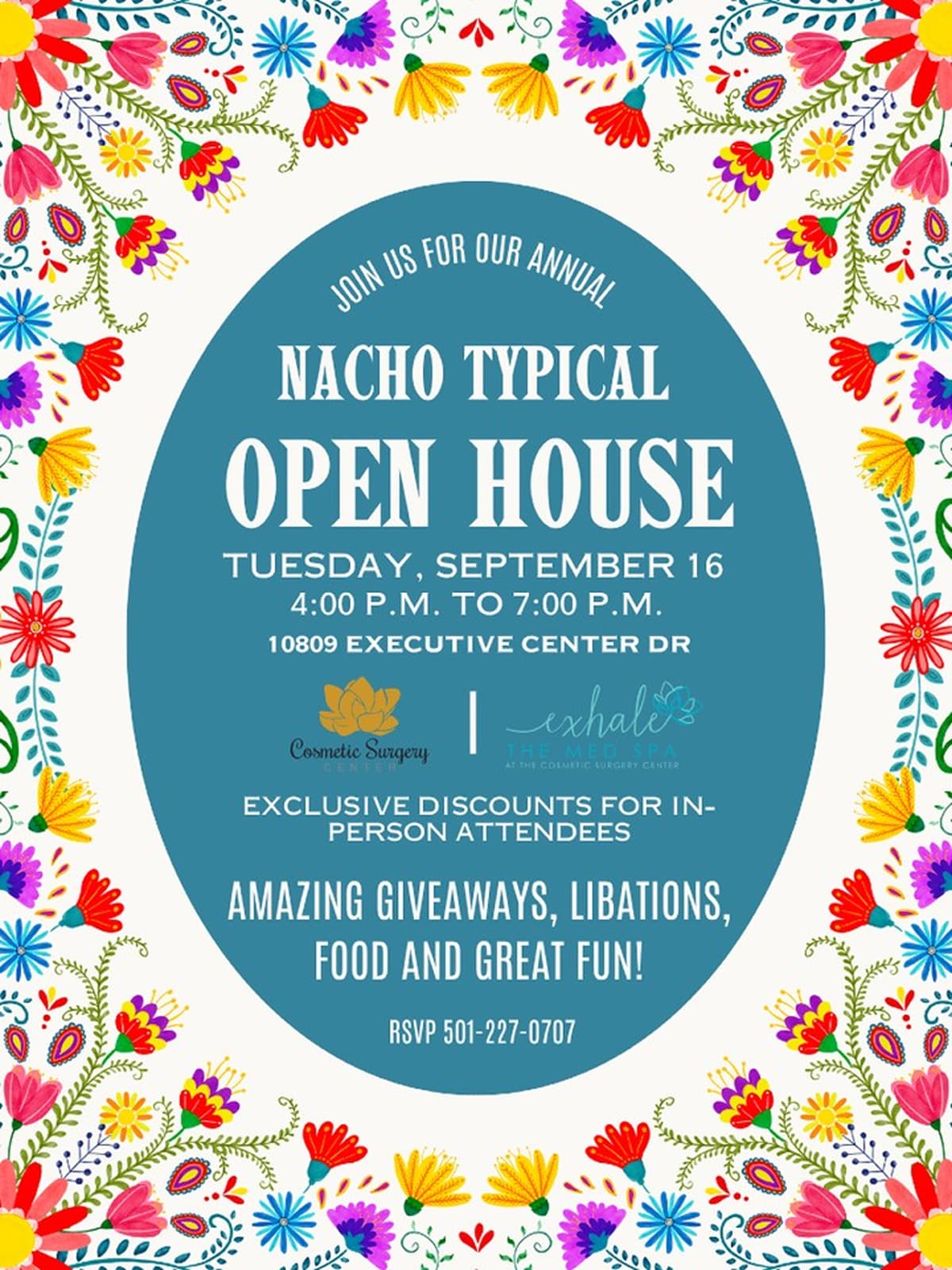 Little Rock’s Cosmetic Surgery Center and Exhale medspa announces fall open house event